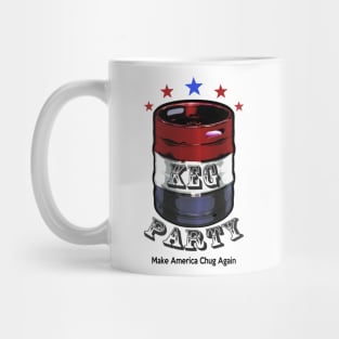 Make America Chug Again Beer Keg Party Mug